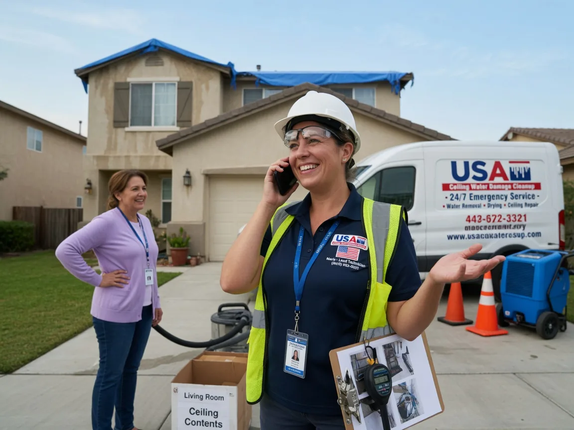 Ceiling Water Damage Restoration New Llano, LA FAQs